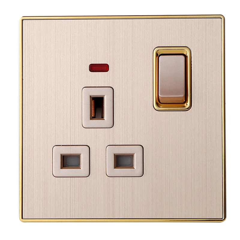 UK Socket 1gang 13A Switched Socket