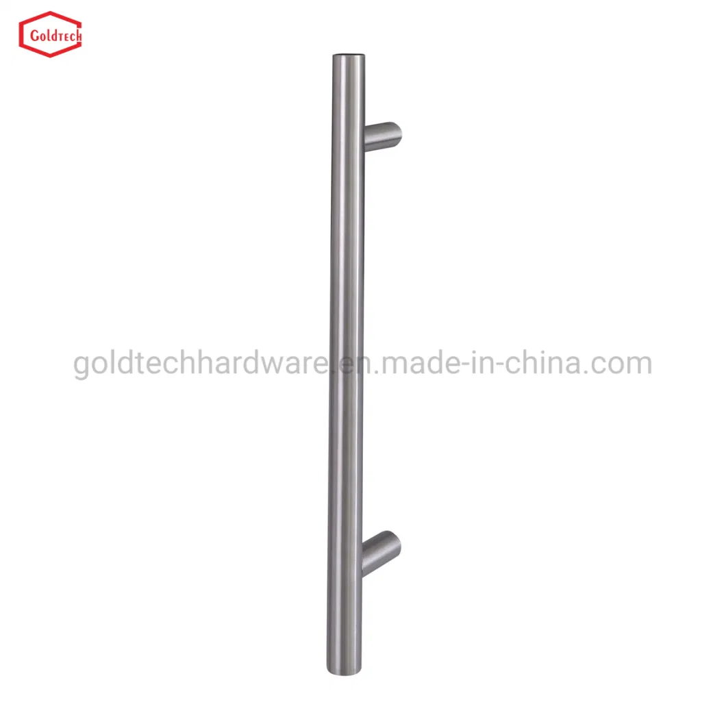 H Shape Straight Corner Stainless Steel Pull Handle Wooden Door Glass Door Handle